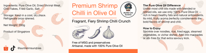 Auntie Lim Shrimp & Ikan Bilis Chilli in Olive Oil Bundle